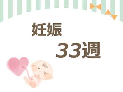 妊娠33週 妊娠33週